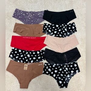 NEW NWT 10 pair Victoria’s Secret/Pink panties Size: M